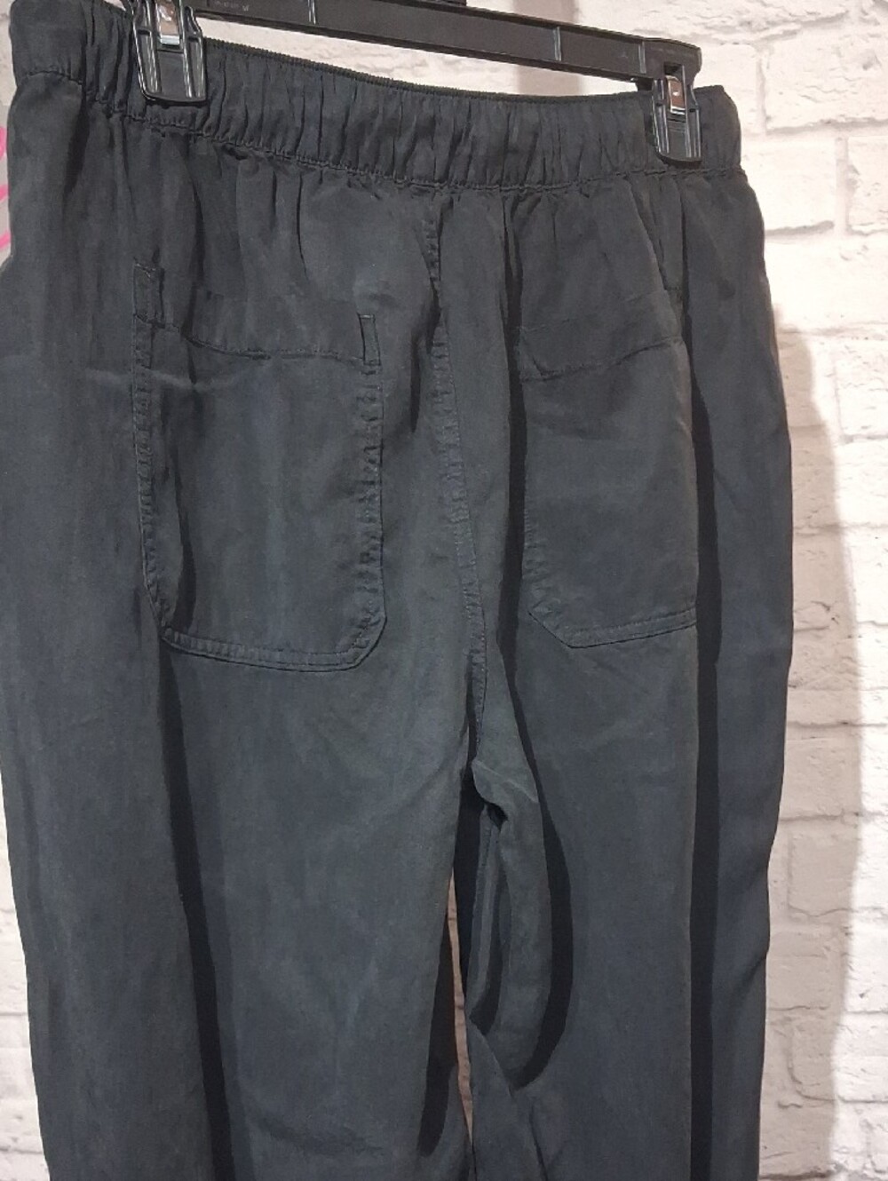 Magellan Outdoors Black Straight-Leg Drawstring Pants - Picture 5 of 5